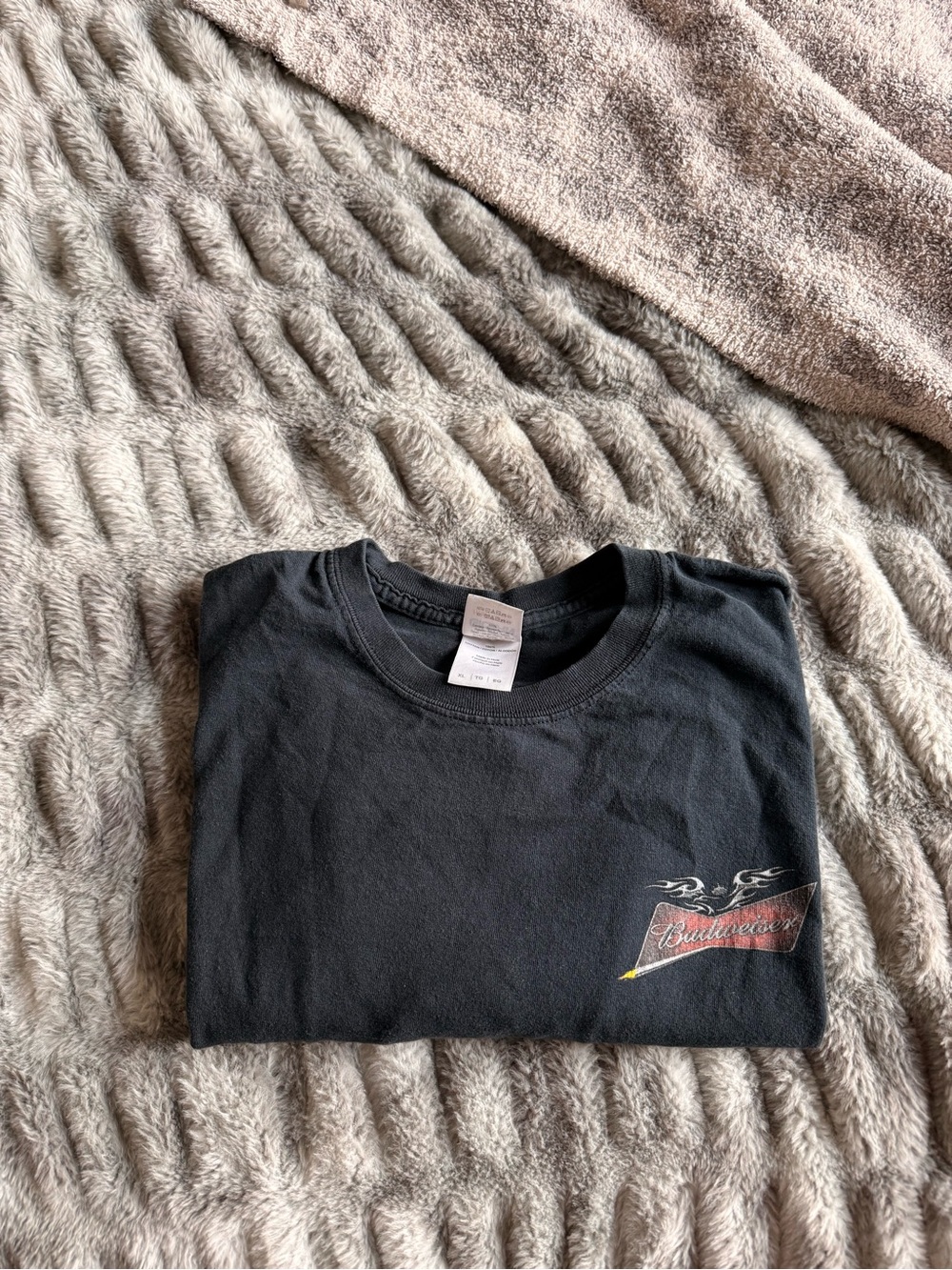 Vintage Budweiser Black Short Sleeve Tee
